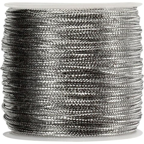 METALLIZED STRING 50M SILVER TITANUM CRAFT-FUN HASTA SERIES