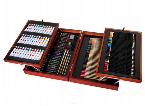 ART SET 168 pcs. WOODEN CASE FOL BENIAMIN 610373 BE BENIAMIN