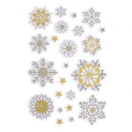 STICKERS CHRISTMAS GLITTER STARS CRAFT WITH FUN 501423 CRAFT WITH FUN