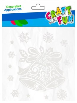 WINDOW DECALS CHRISTMAS BELLS CRAFT WITH FUN 501426 CRAFT WITH FUN