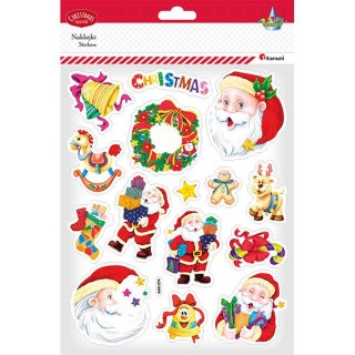 CHRISTMAS BIG STICKERS 15 PCS. TITANUM CRAFT-FUN SERIES HASTA