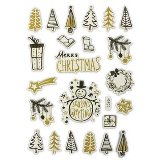 BIG STICKERS CHRISTMAS TITANUM CRAFT-FUN SERIES HASTA