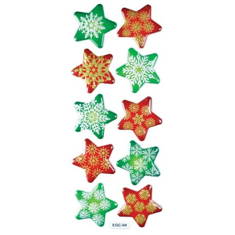 RABBED STICKERS SOFT STARS 40MM TITANUM CRAFT-FUN SERIES HASTA