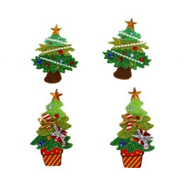 DECORATION CHRISTMAS EVA CHRISTMAS TREE 4 PCS. CRAFT WITH FUN 479982