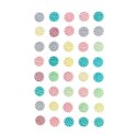 DECORATIVE DESIGN SELF-ADHESIVE PEARLS FLOWERS PACK 40 PCS. CRAFT WITH FUN 501483 CRAFT WITH FUN