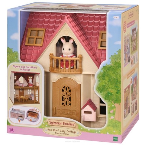 Sylvanian Families - A cozy farmhouse with a red roof