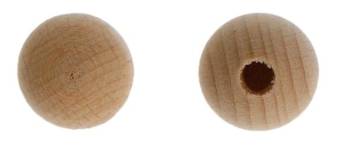 WOODEN BEADS 19MM 12PCS TITANUM CRAFT-FUN SERIES HASTA