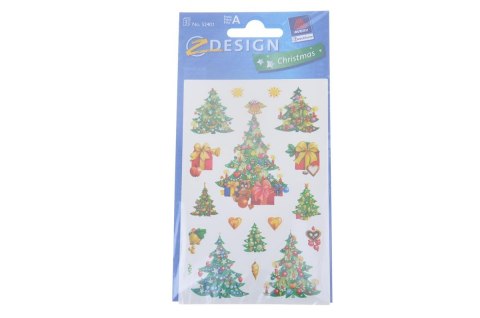 STICK ON CHRISTMAS TREE 80X160 3PCS 52401 ZF B/C ZWECKFORM