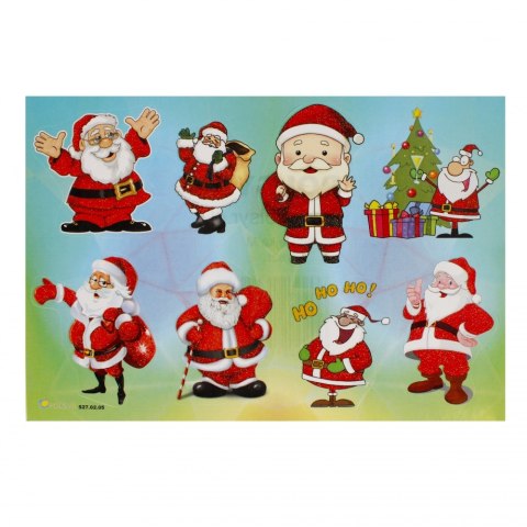 STICKERS 16X11 CM CHRISTMAS MIX PACK.25 PCS. POLSYR 130121 POLSYR