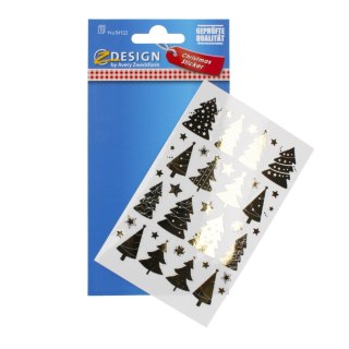 STICKERS 80X160 GOLD CHRISTMAS TREE 54122 ZF B/C ZWECKFORM 54122 ZWECKFORM