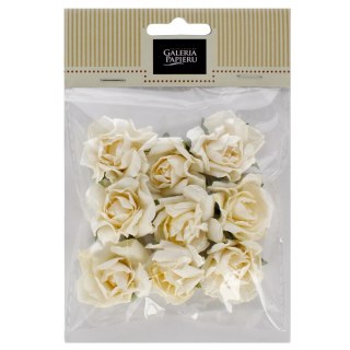 DECORATIVE FLOWERS PAP SELF-ADHESIVE ROSES BEIGE BOX 9pcs PBH ARGO 252040 GAL ARGO