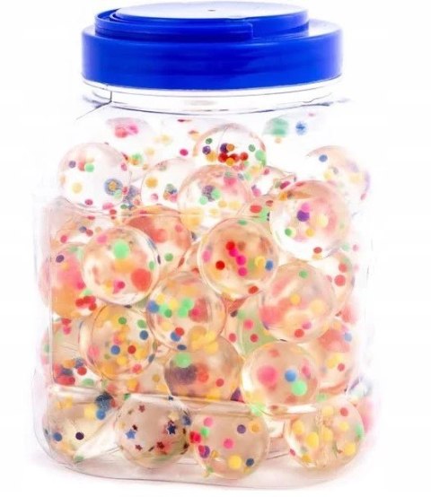 RUBBER BALL 3CM JAR A 60 TOYS 0720P MID TOYS