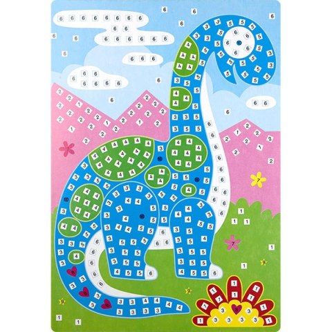 FOAM MOSAIC DINOSAUR FUN&JOY FJBEVA804 HASTA