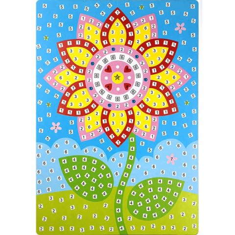 FOAM FLOWER MOSAIC FUN&JOY FJBEVA807 HASTA