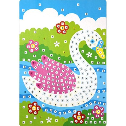 FOAM MOSAIC SWAN FUN&JOY FJBEVA802 HASTA