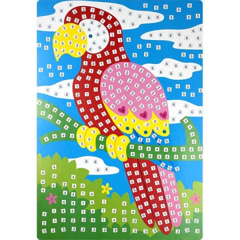 FOAM MOSAIC PARROT FUN&JOY FJBEVA804 HASTA