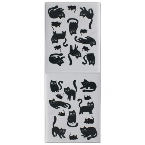 STUDENT DOCUMENT COVER VERTICAL BLACK CATS KM PLASTIC LS5-13 KM PLASTIC