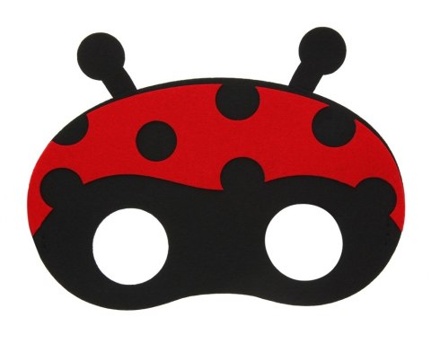 DECORATION CARNIVAL MASK FELT LADYBUG 174 GO PBH GODAN