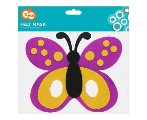 DECORATION CARNIVAL MASK FELT BUTTERFLY GO PBH GODAN