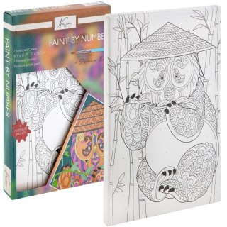 CREATIVE SET PAINT BY NUMBERS ON CANVAS PANDA AR1019/GE SALE