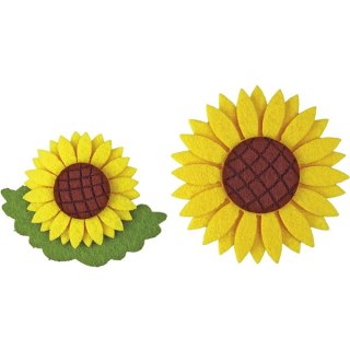 FELT SUNFLOWERS 3D TITANUM CRAFT-FUN SERIES HASTA