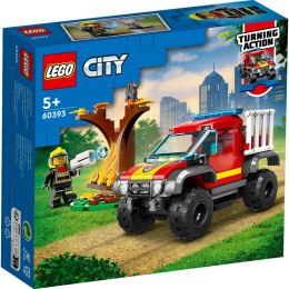 Building Blocks City Fire Truck 4x4 LEGO 60393 LEGO