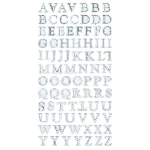 STICKERS ALPHABET TITANUM CRAFT-FUN SERIES HASTA