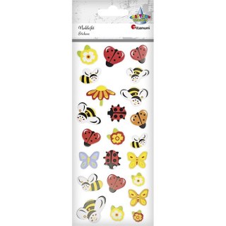 FOAM STICKERS INSECTS 3D TITANUM CRAFT-FUN SERIES HASTA