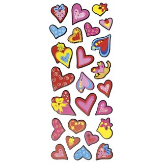 HEART STICKERS 3D TITANUM CRAFT-FUN SERIES HASTA