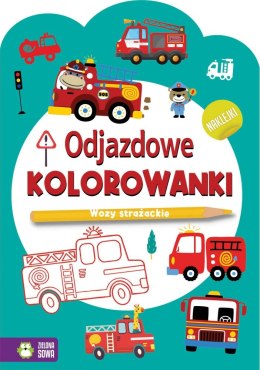 COOL COLORING PAGES. FIRE TRUCKS PUBLISHED BY ZIELONA OWL