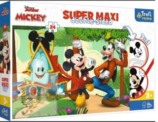 PUZZLE 24 pcs. SUPER MAXI MICKEY MERRY HOUSE TREFL 41012 TREF TREFL