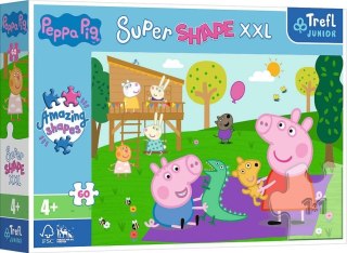 PUZZLE 60 pcs. PEPPA PLAYING WITH BROTHER PUD TREFL 50011 TREF TREFL