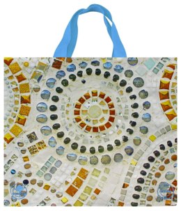 PP WOVEN BAG WITH HANDLES 400X350X150 CRYSTALS GAM 1815 GAM
