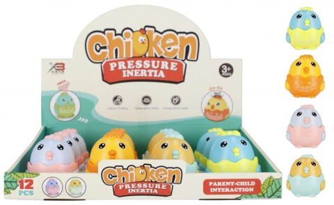 PRESS TOY CHICKEN 8 CM MEGA CREATIVE 511009 MEGA CREATIVE