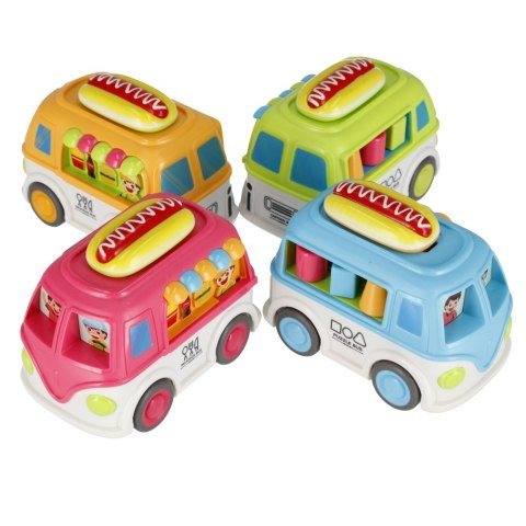 PASSENGER CAR FOOD TRUCK 11CM MIX MEGA CREATIVE 510436 MEGA CREATIVE