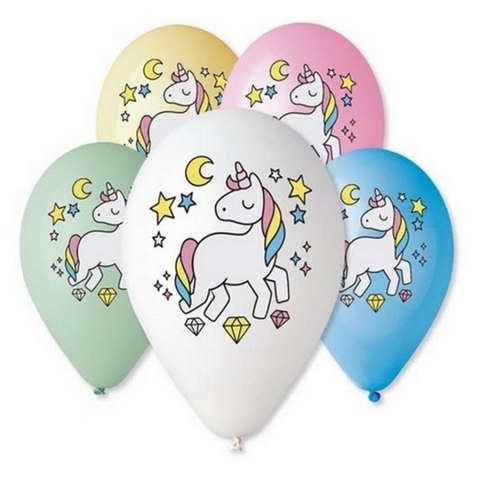 PREMIUM BALLOONS 12" UNICORNS GODAN GS110/P661 GODAN