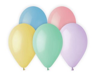 PREMIUM HELIUM BALLOONS, SOFT COLORS, 13 INCHES / 10 PCS. MACARON GODAN