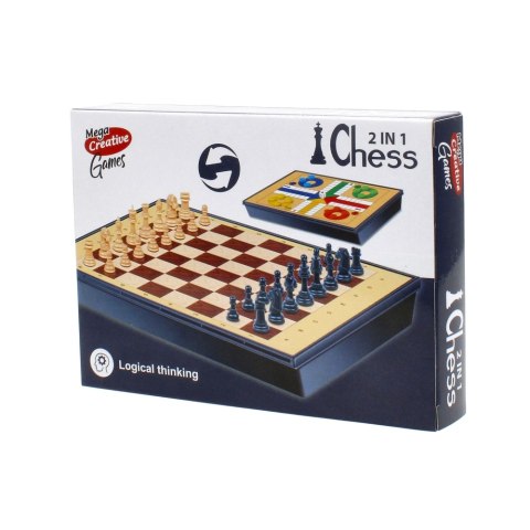 GAME CHESS 2IN1 17X12X3 MC PUD 60/120 MEGA CREATIVE