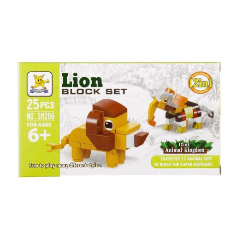 CONSTRUCTION BLOCKS ANIMALS MIX MEGA CREATIVE 511404 MEGA CREATIVE