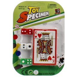 GAME DICE CARDS 2IN1 13X19X2 MC B/C 144/288 MEGA CREATIVE