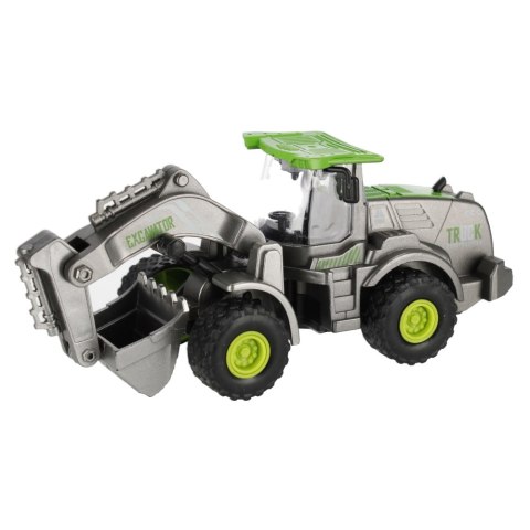 CONSTRUCTION MACHINE 19 CM SILVER MIX MEGA CREATIVE 510771 MEGA CREATIVE