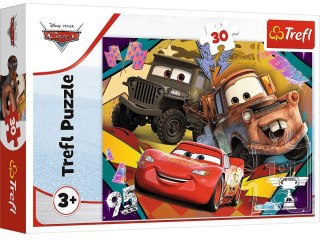 PUZZLE 30 pcs. SPEEDING CARS PUD TREFL 18293 TR TREFL