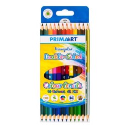 TWO-SIDED PENCILS 24 COLORS TRIANGULAR PRIMA ART 396696