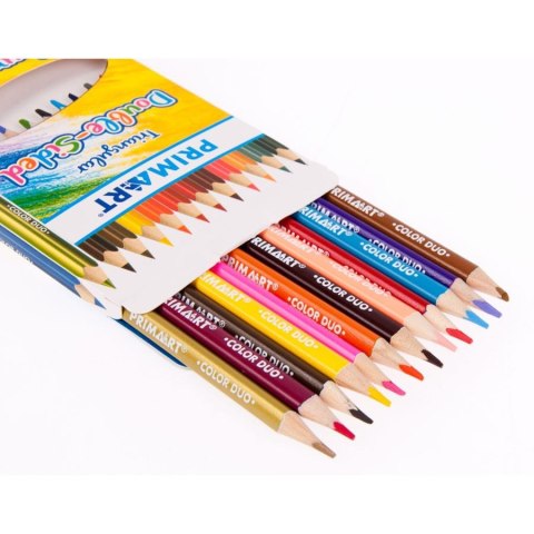 TWO-SIDED PENCILS 24 COLORS TRIANGULAR PRIMA ART 396696