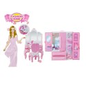 29 CM DOLL WITH ACCESSORIES Dressing table MEGA CREATIVE 482625