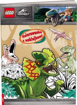 PAINTING BOOK 205X290 LEGO JURASSIC STICKERS AM