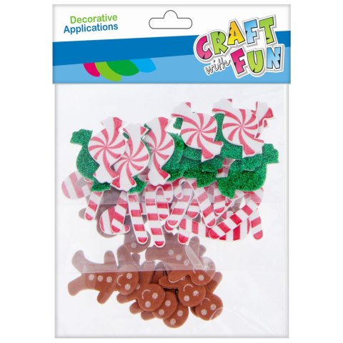 FOAM STICKERS CHRISTMAS COOKIES CRAFT WITH FUN 463715