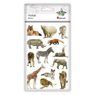 RABBED STICKERS SOFT ANIMALS TITANUM CRAFT-FUN SERIES