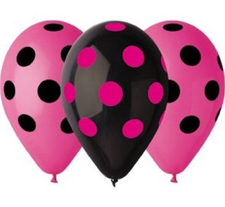 PREMIUM BALLOON 12"HEN NIGHT - POTS"/ 5 PCS. GODAN