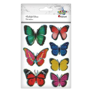 BUTTERFLY STICKERS 3D TITANUM CRAFT-FUN HASTA SERIES